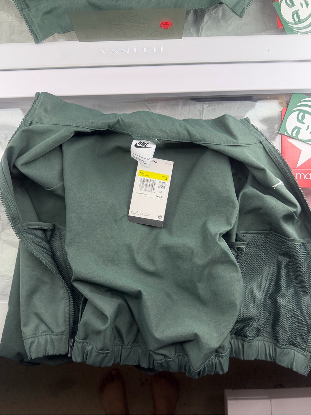 Nike Kids Dark Sage Athletic Joggers